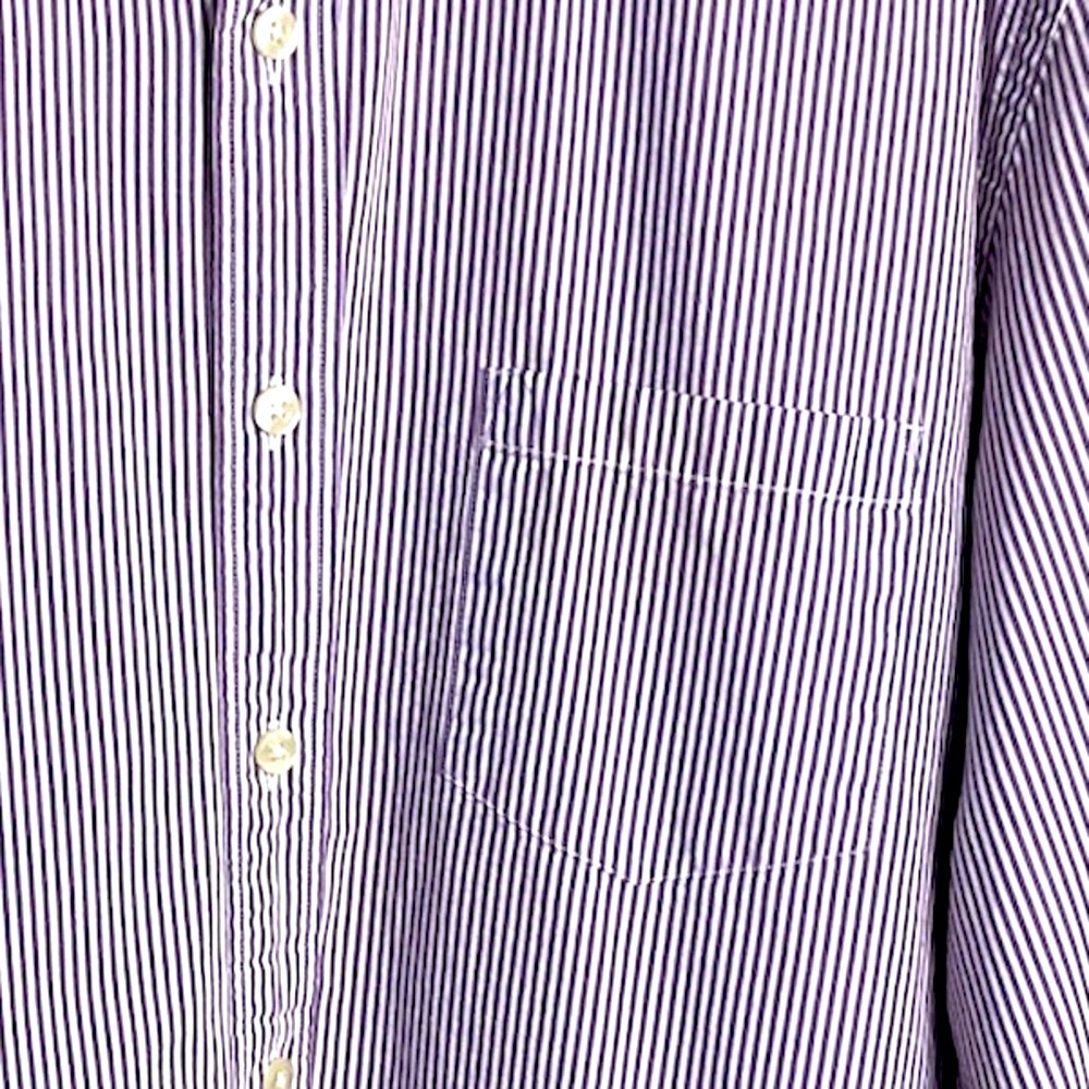 J.Crew Men’s Thin Striped Button Front & Cuffs Casual Shirt Sz L - Picture 3 of 5